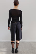 Yudi Tencel Shorts - Noir