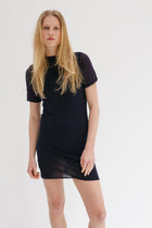 Onure Silk Mini Dress - Ink
