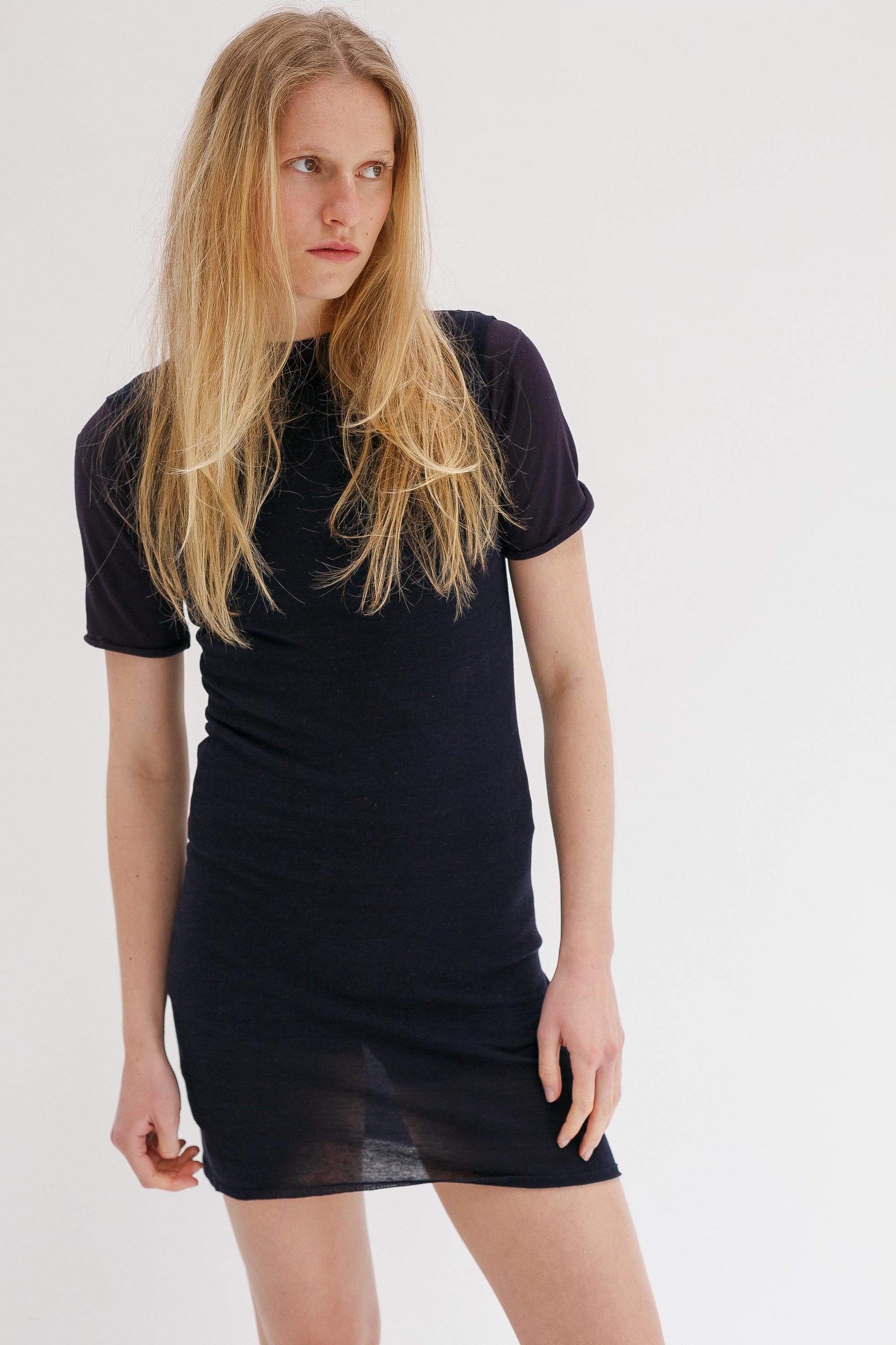 Onure Silk Mini Dress - Ink