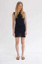Onure Silk Mini Dress - Ink