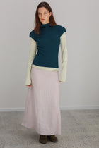 Audrey Silk Cashmere Top - Viridian