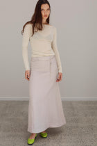 Sedona Linen Skirt - Pearl