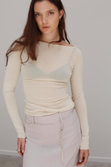 Sedona Linen Skirt - Pearl