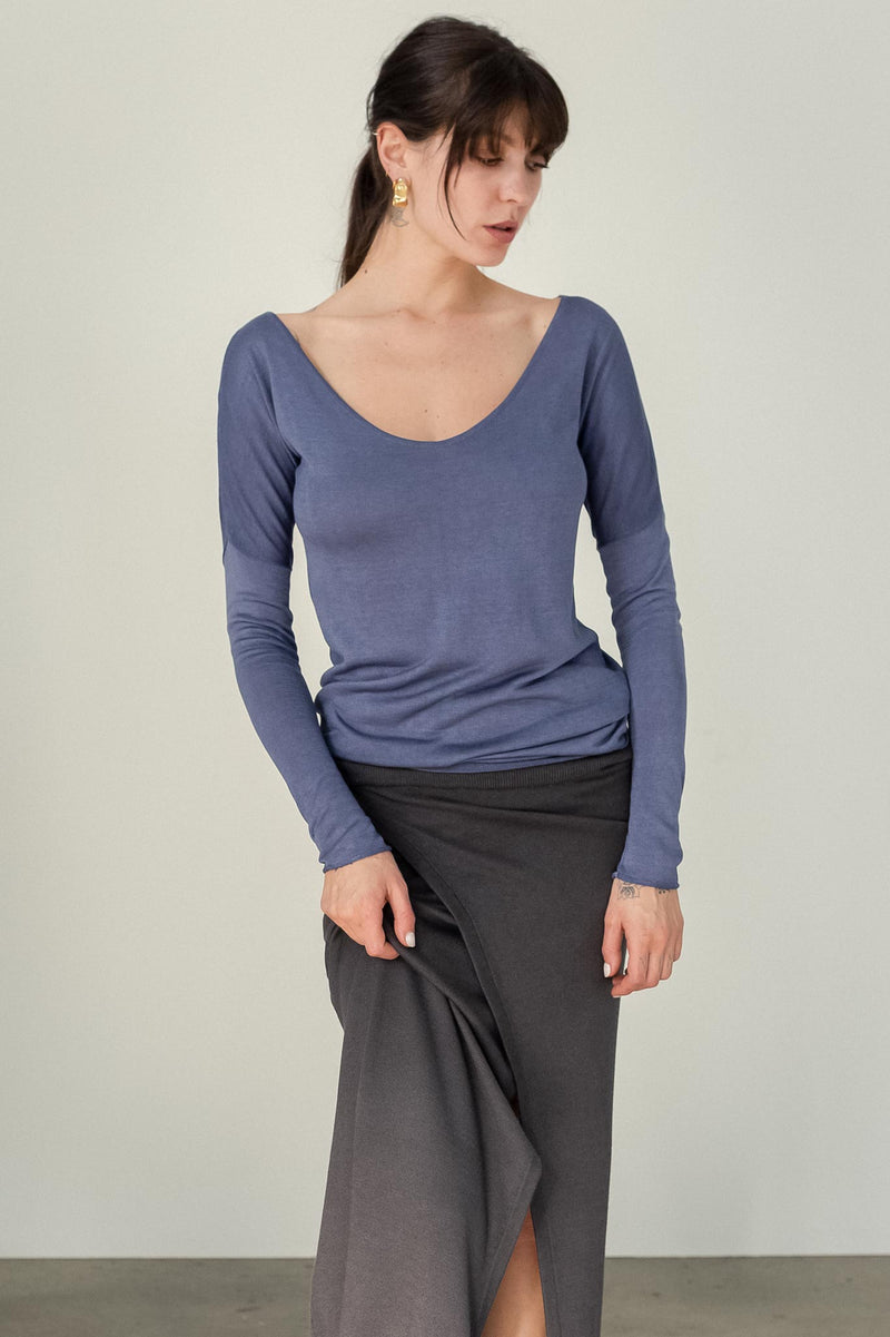 Scoop Silk Top