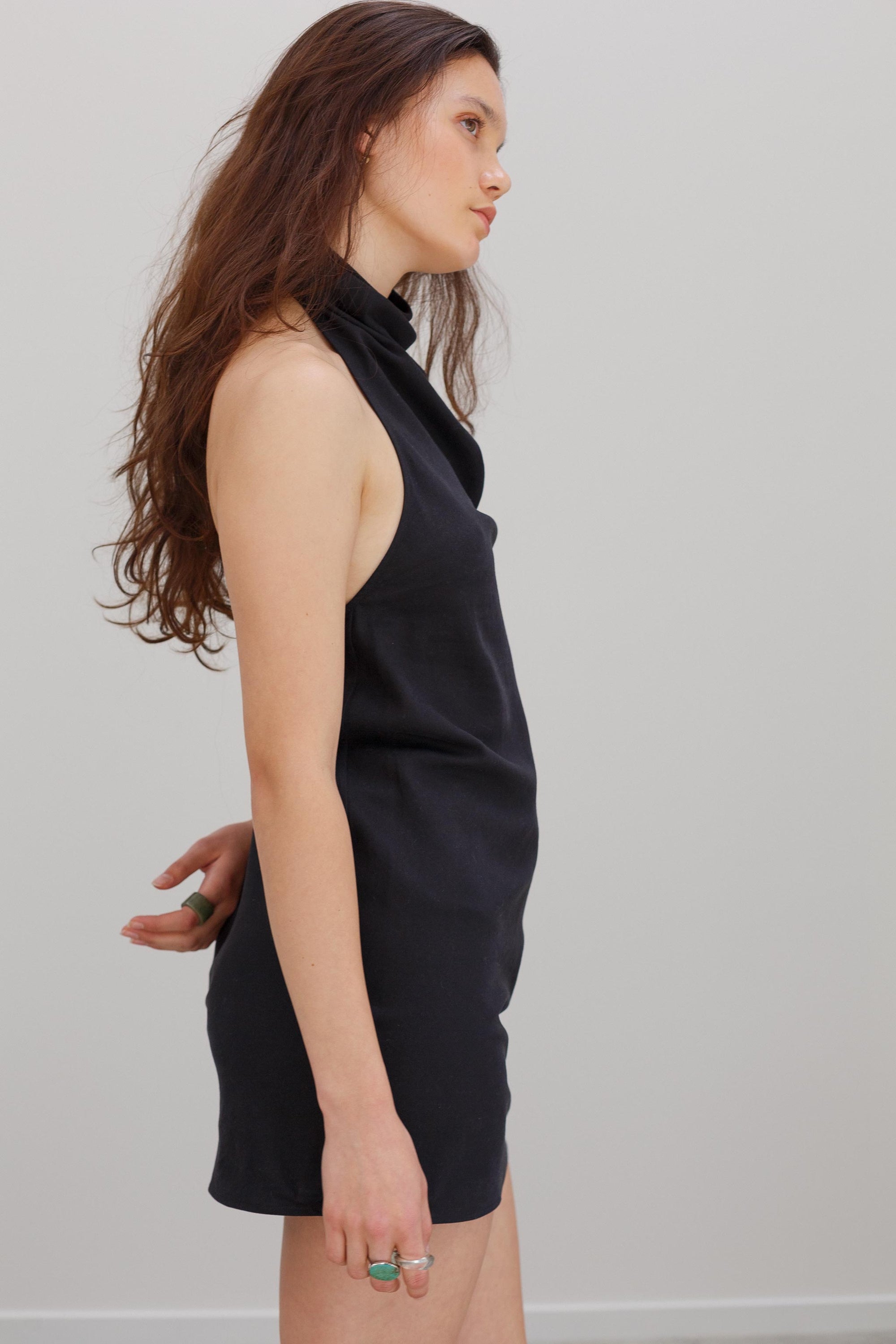 Vahla Tencel Dress - Noir