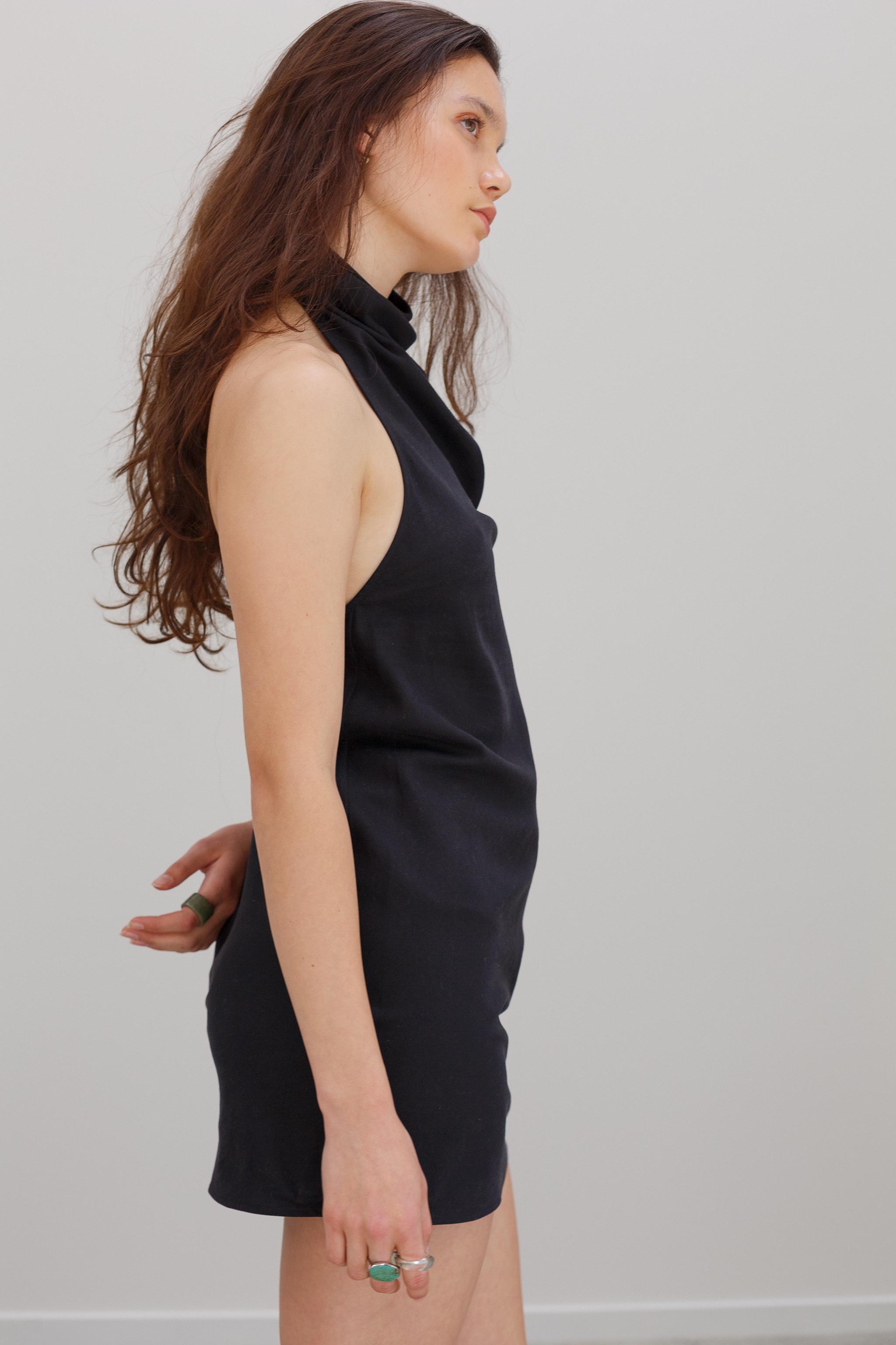 Vahla Tencel Dress - Noir