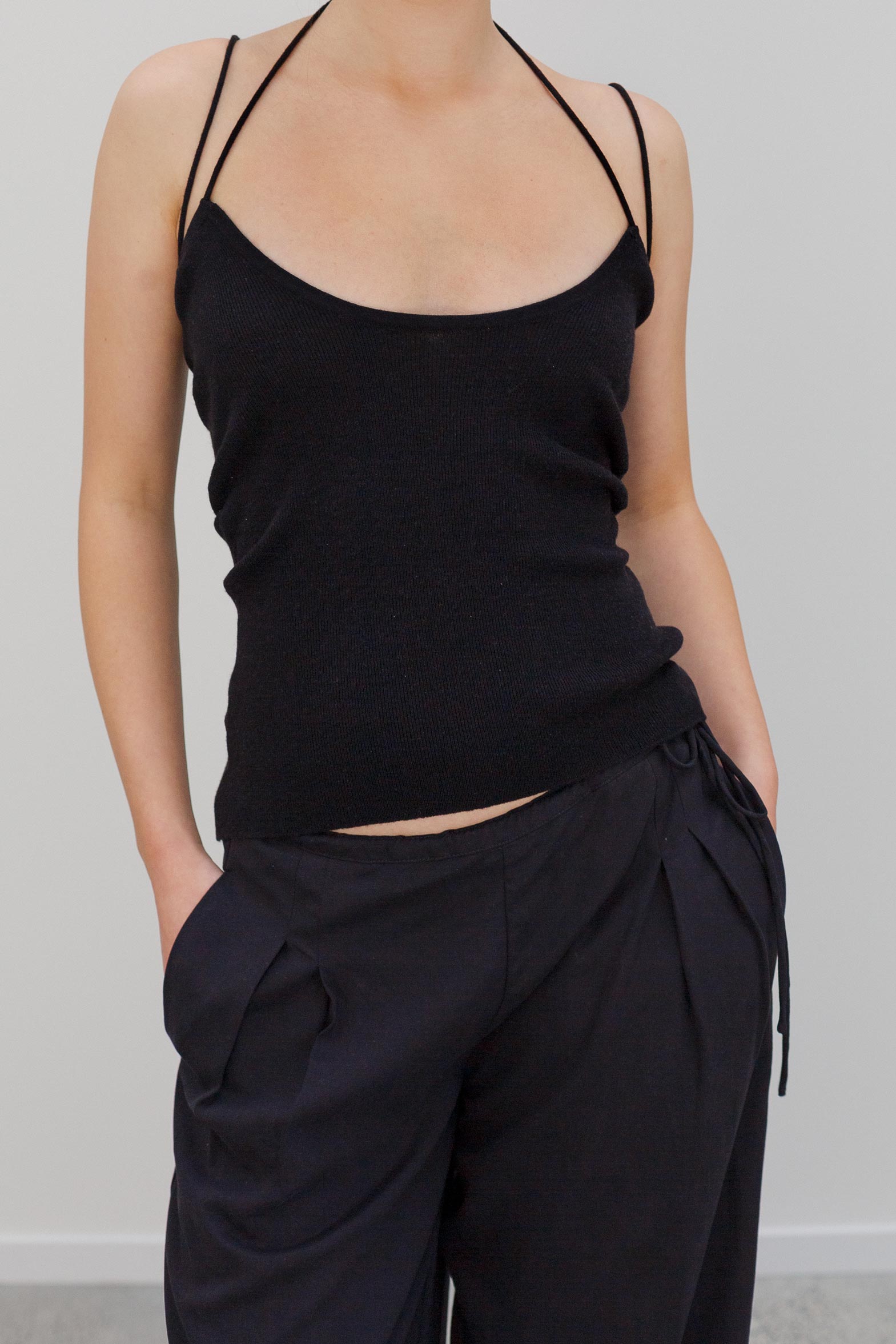Yudi Tencel Pants - Noir