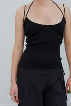 Monet Silk Cashmere Top - Noir