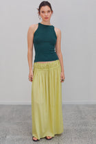 Belladonna Silk Cashmere Top - Aqualume