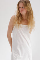 Dalliance Cotton Slip Dress - White
