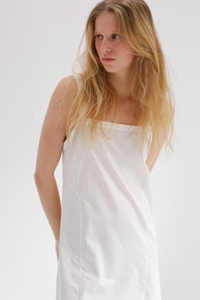 Dalliance Cotton Slip Dress - White