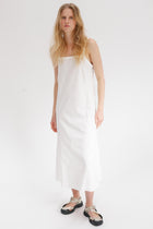 Dalliance Cotton Slip Dress - White