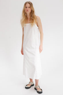 Dalliance Cotton Slip Dress - White