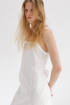 Dalliance Cotton Slip Dress - White