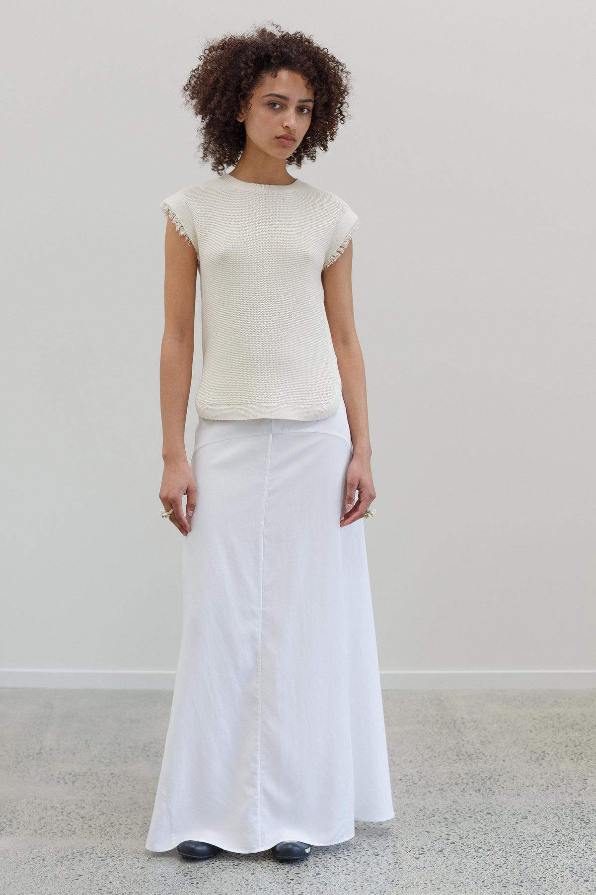 Hazy Organic Cotton Top - Shell