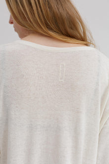 Kind Hemp Embroidery Tee - Blanc