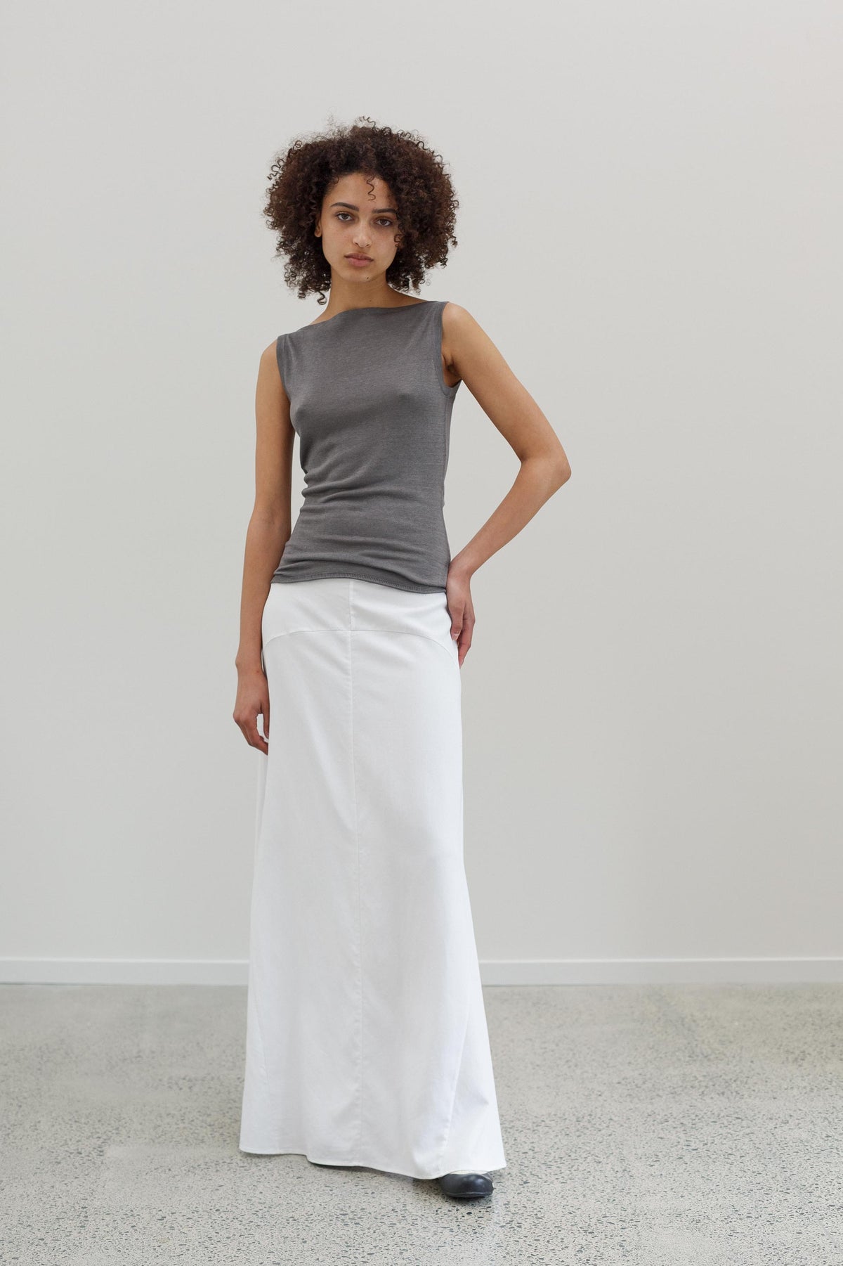 Onure Silk Top - Sterling