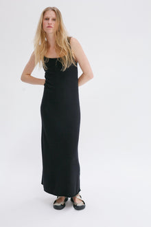 Neem Cashmere Cotton Dress - Black