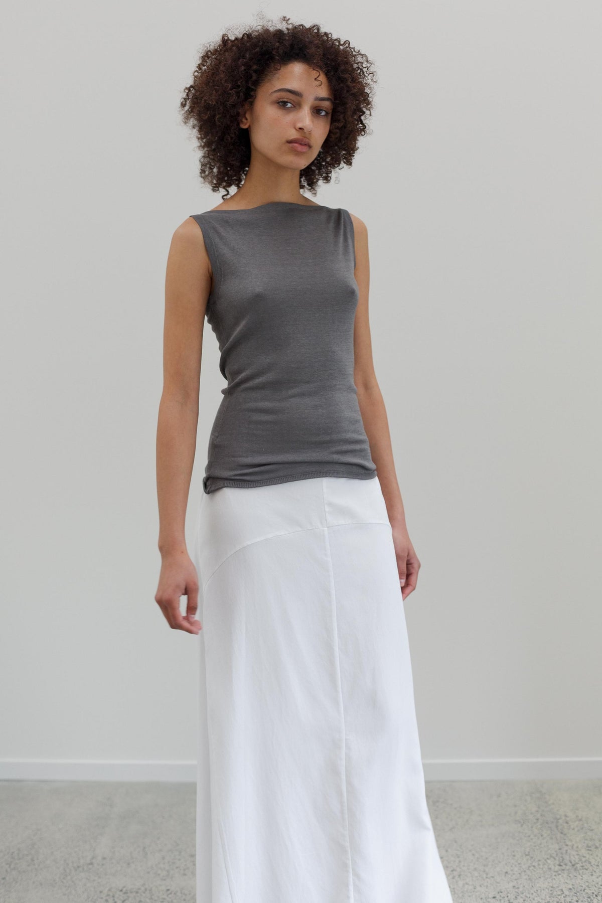 Onure Silk Top - Sterling