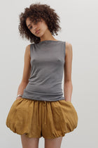 Onure Silk Top - Sterling