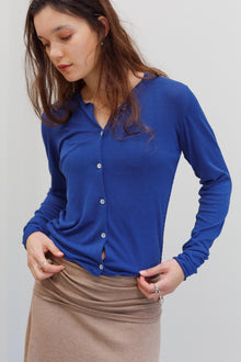 Chimes Silk Cardigan - Azura