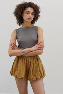 Dahka Linen Shorts - Sunstone