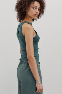 Belladonna Silk Cashmere Top - Aqualume