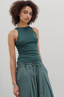 Belladonna Silk Cashmere Top - Aqualume