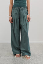 Jaker Cotton Pants - Deep Eucalyptus
