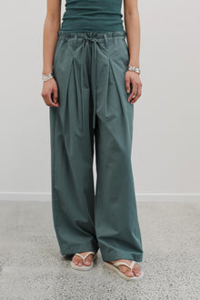 Jaker Cotton Pants - Deep Eucalyptus