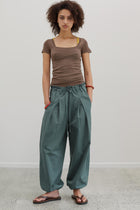 Jaker Cotton Pants - Deep Eucalyptus