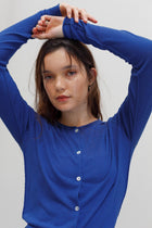 Chimes Silk Cardigan - Azura