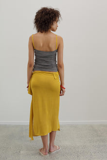 Meme Silk Wrap - Saffron