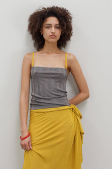 Meme Silk Wrap - Saffron