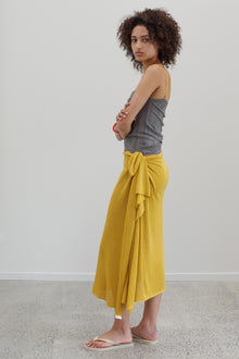 Meme Silk Wrap - Saffron