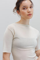 Onure Silk Tee - Shell