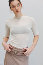 Onure Silk Tee - Shell