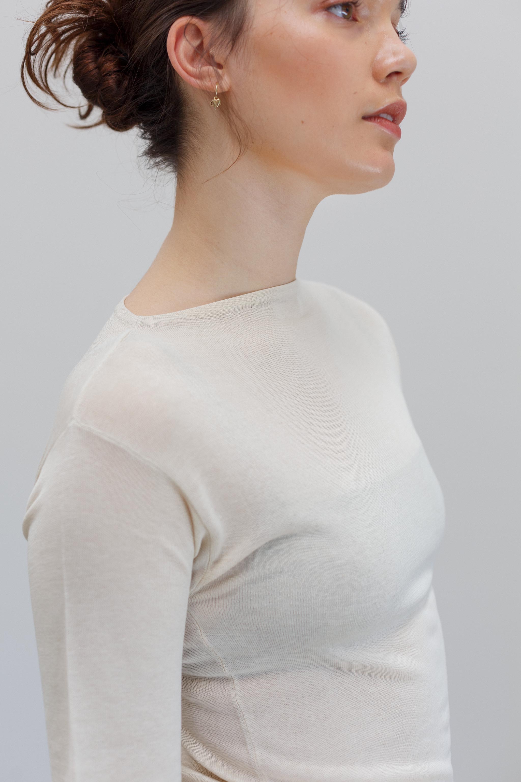 Onure Silk Tee - Shell