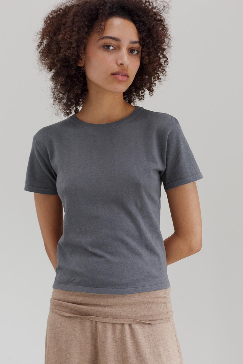 Minikin Organic Cotton Top - Carbon
