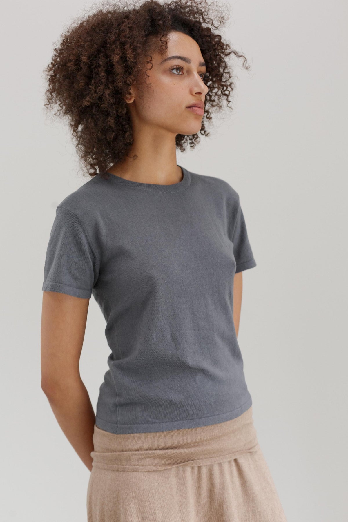 Minikin Organic Cotton Top - Carbon