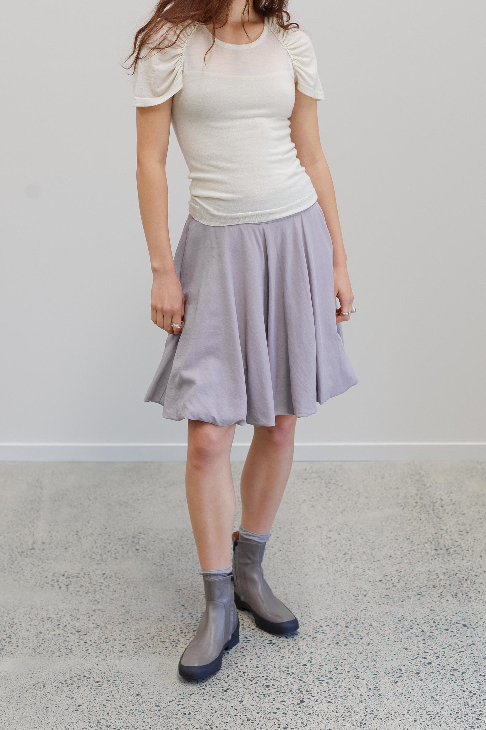 Bodi Ra Tencel Skirt - Milk Thistle