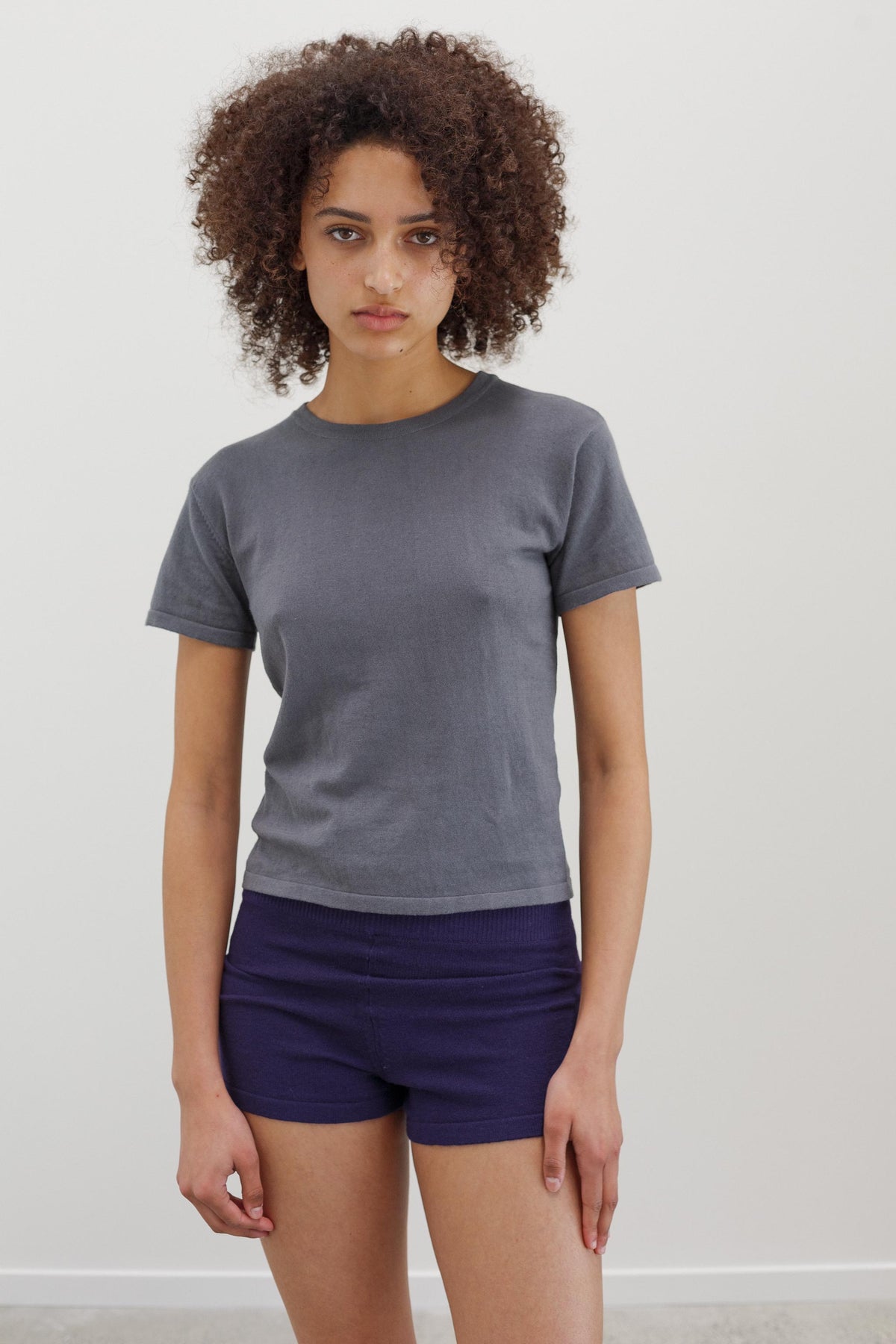 Minikin Organic Cotton Top - Carbon