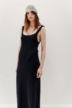 Neem Cashmere Cotton Dress - Black