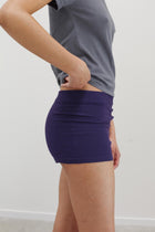 Waves Cashmere Cotton Shorts - Violetta