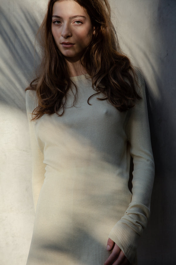 Ily Silk Ribbed Top