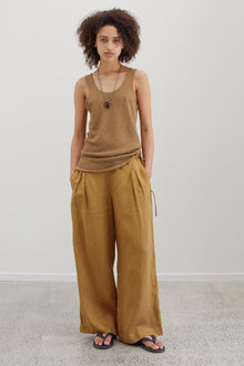 Yudi Linen Pants - Sunstone