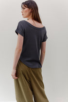 Balette Silk Cotton Top - Shadow