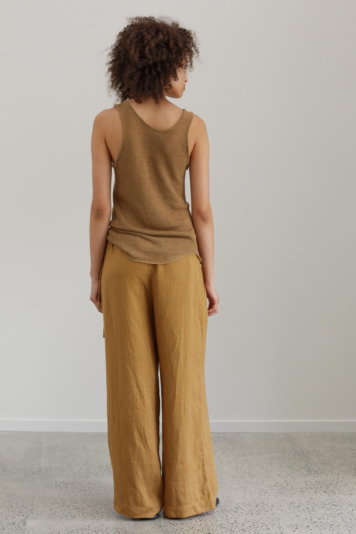 Yudi Linen Pants - Sunstone
