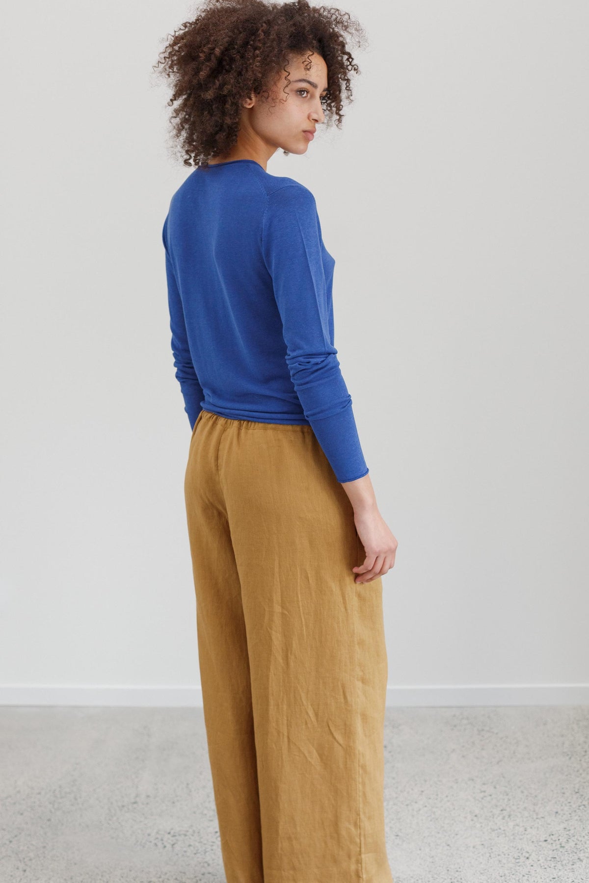 Yudi Linen Pants - Sunstone