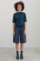 Maverick Cotton Shorts - Denim